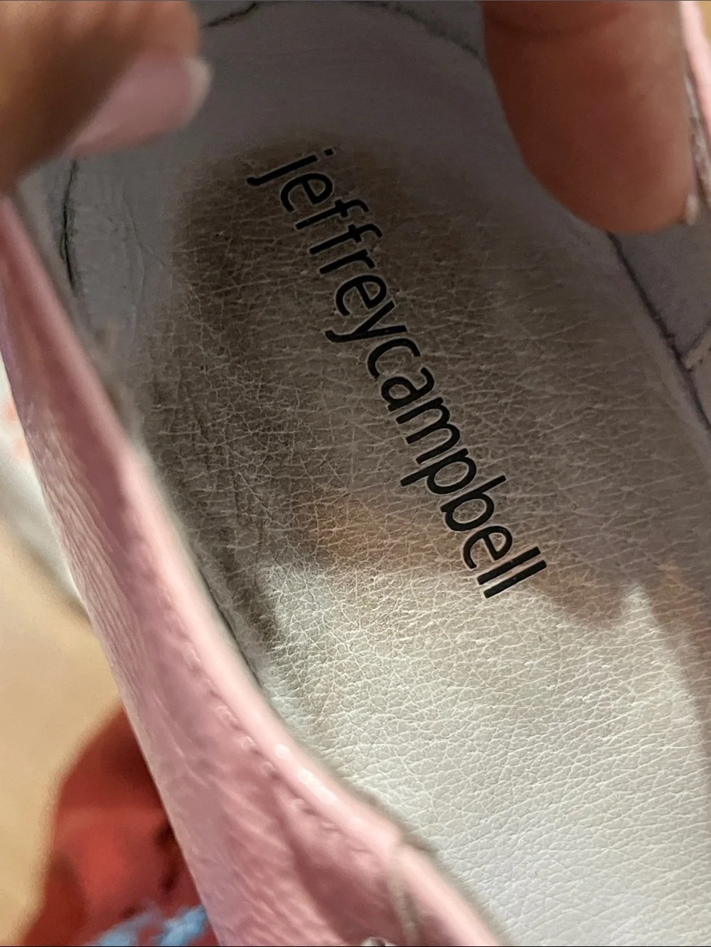 Jeffrey Campbell Light Pink Platform Mary Jane Pumps